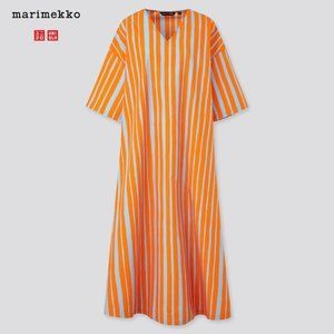 MARIMEKKO x UNIQLO Striped Caftan NWOT